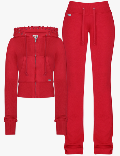 Soft Knit Tracksuit Set